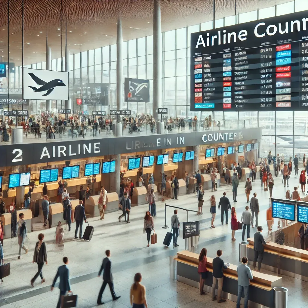 인천공항 항공사별 위치