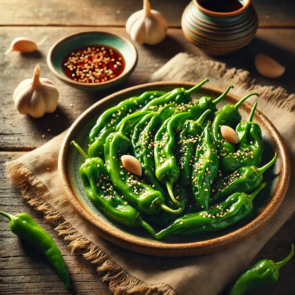 전자레인지 꽈리고추찜 만드는법