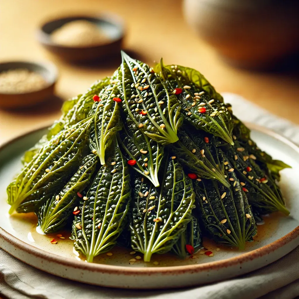간편하고 쉬운 전자레인지 깻잎찜