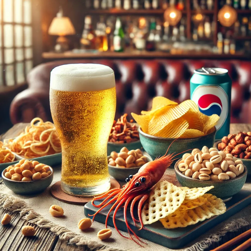 맥주 안주 과자 살