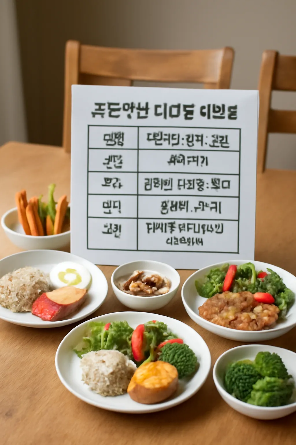 초등학생 다이어트 식단표
