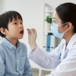 초등학생 독감 검사