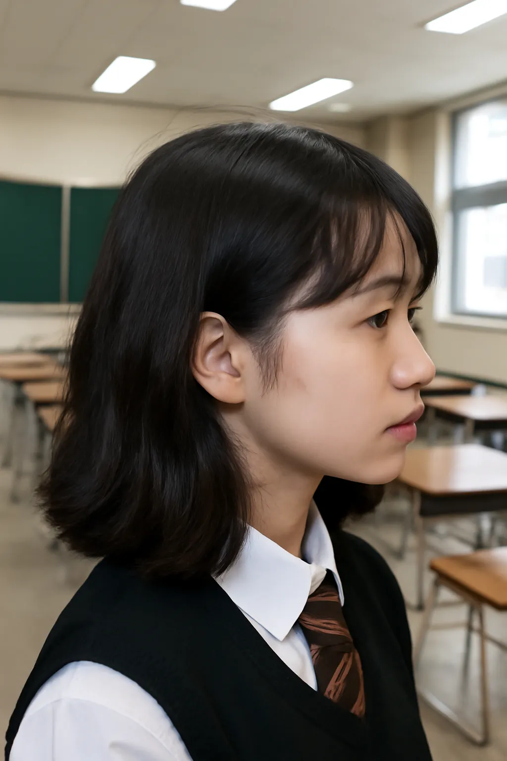 고등학생 머리