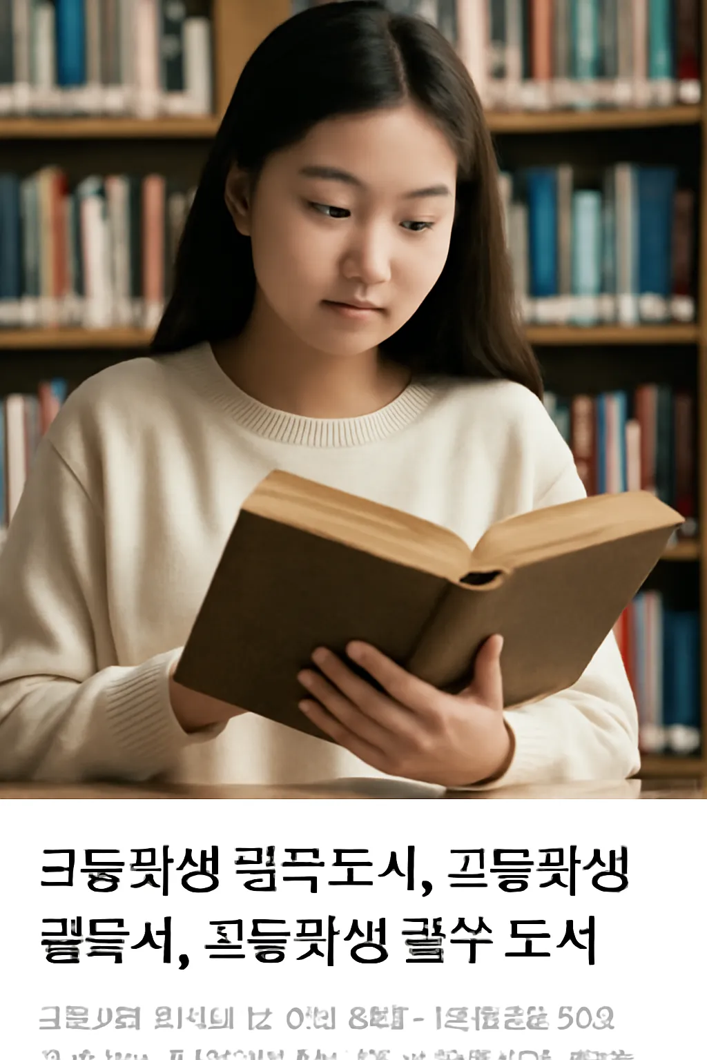 고등학생 필독서 리스트