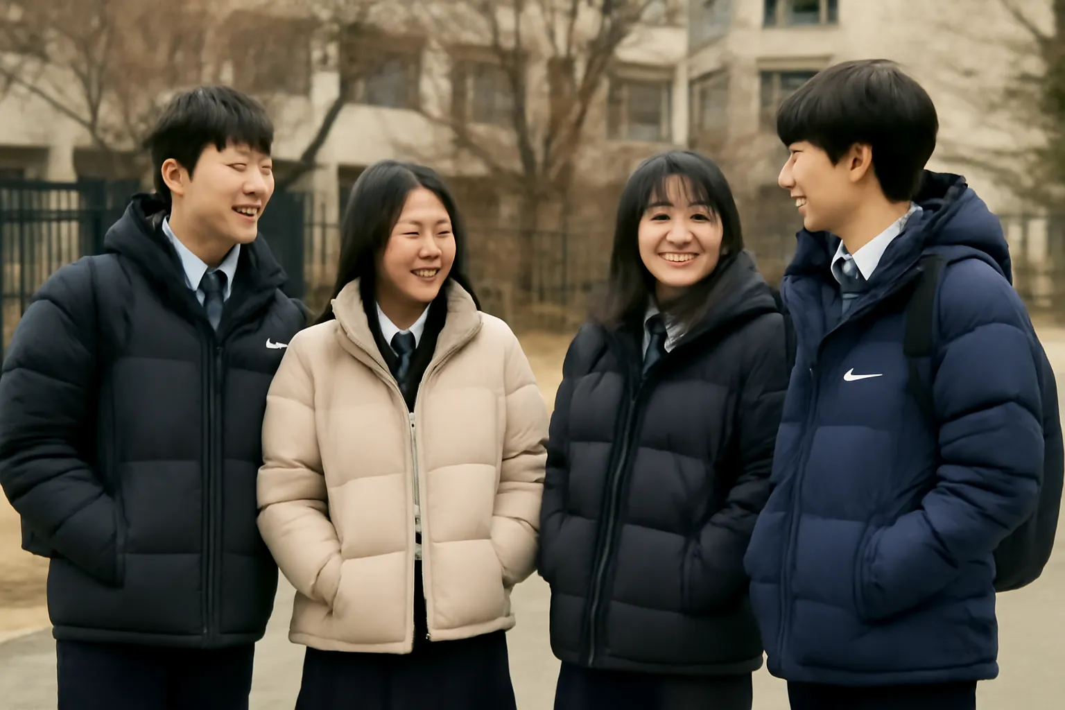 고등학생 패딩 계급도