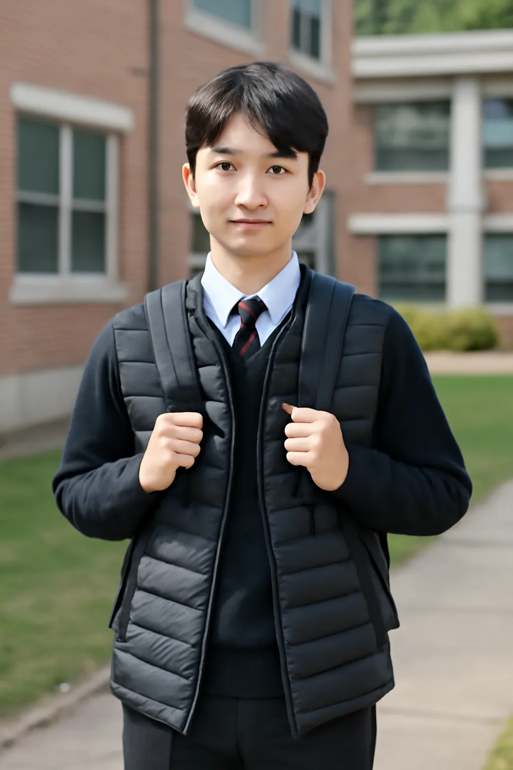 고등학생 경량패딩