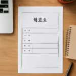 대학생 레포트 표지