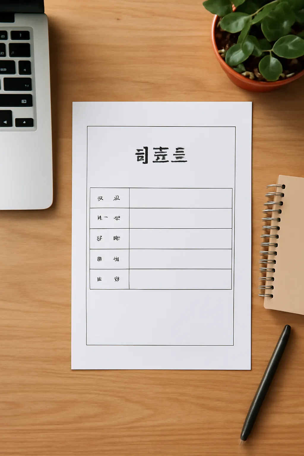 대학생 레포트 표지