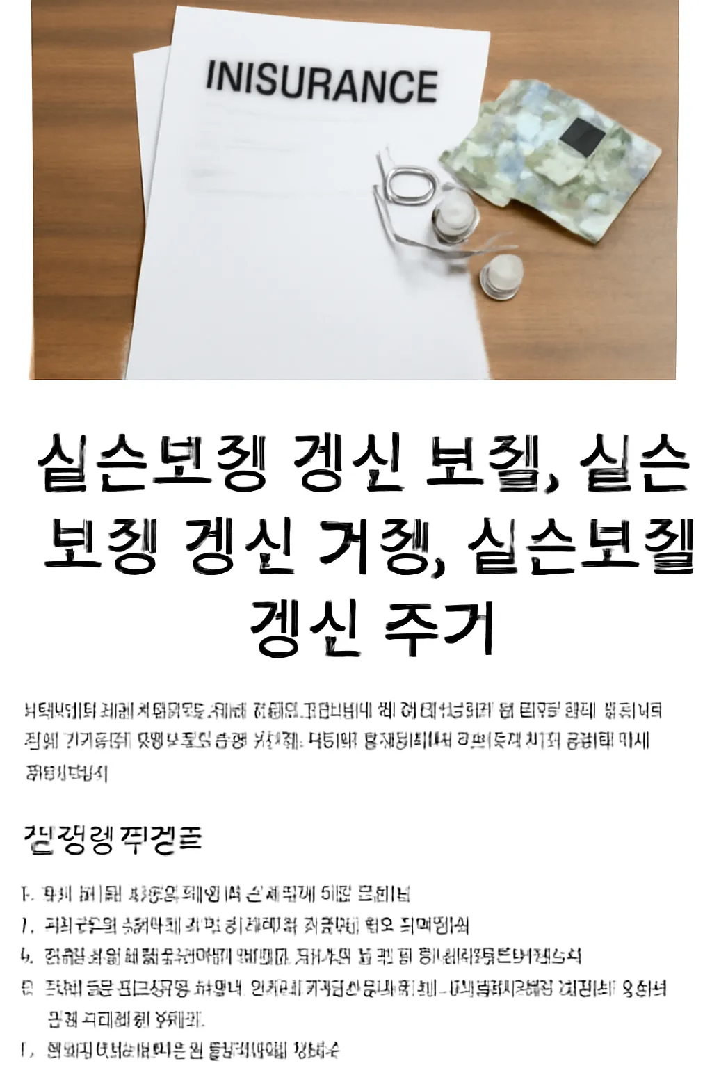실손보험 갱신폭탄