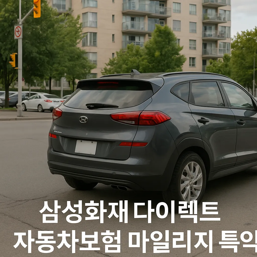 삼성화재 다이렉트 자동차보험 마일리지 특약