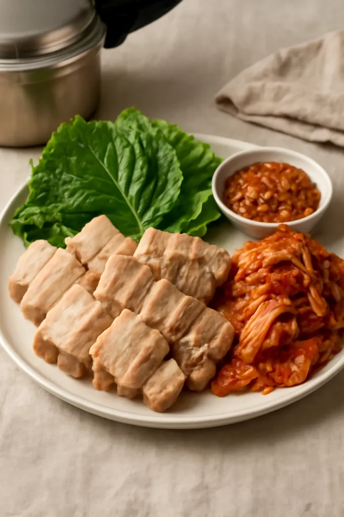 압력솥 보쌈