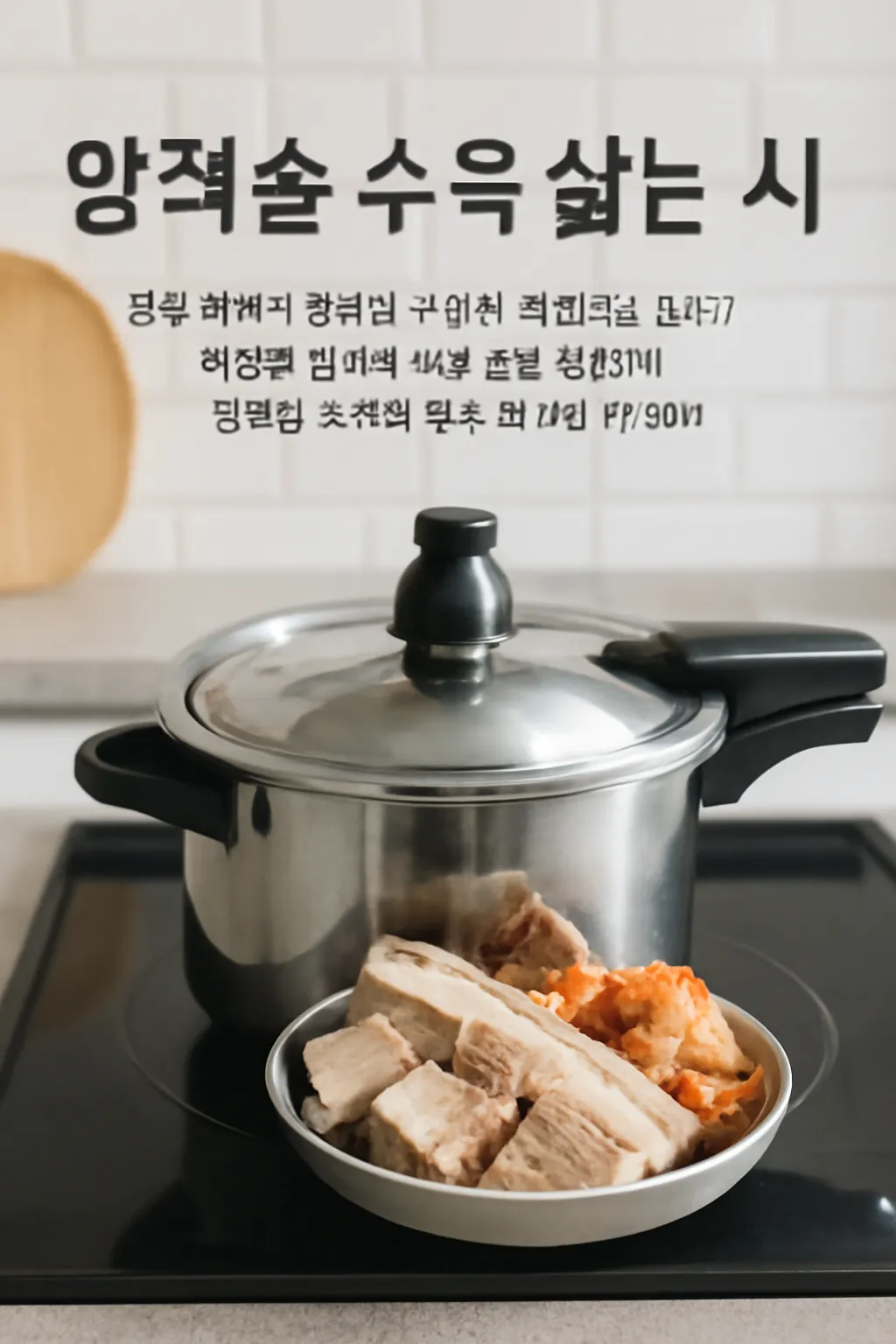 압력솥 수육 삶는 시간