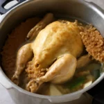 압력솥 누룽지백숙
