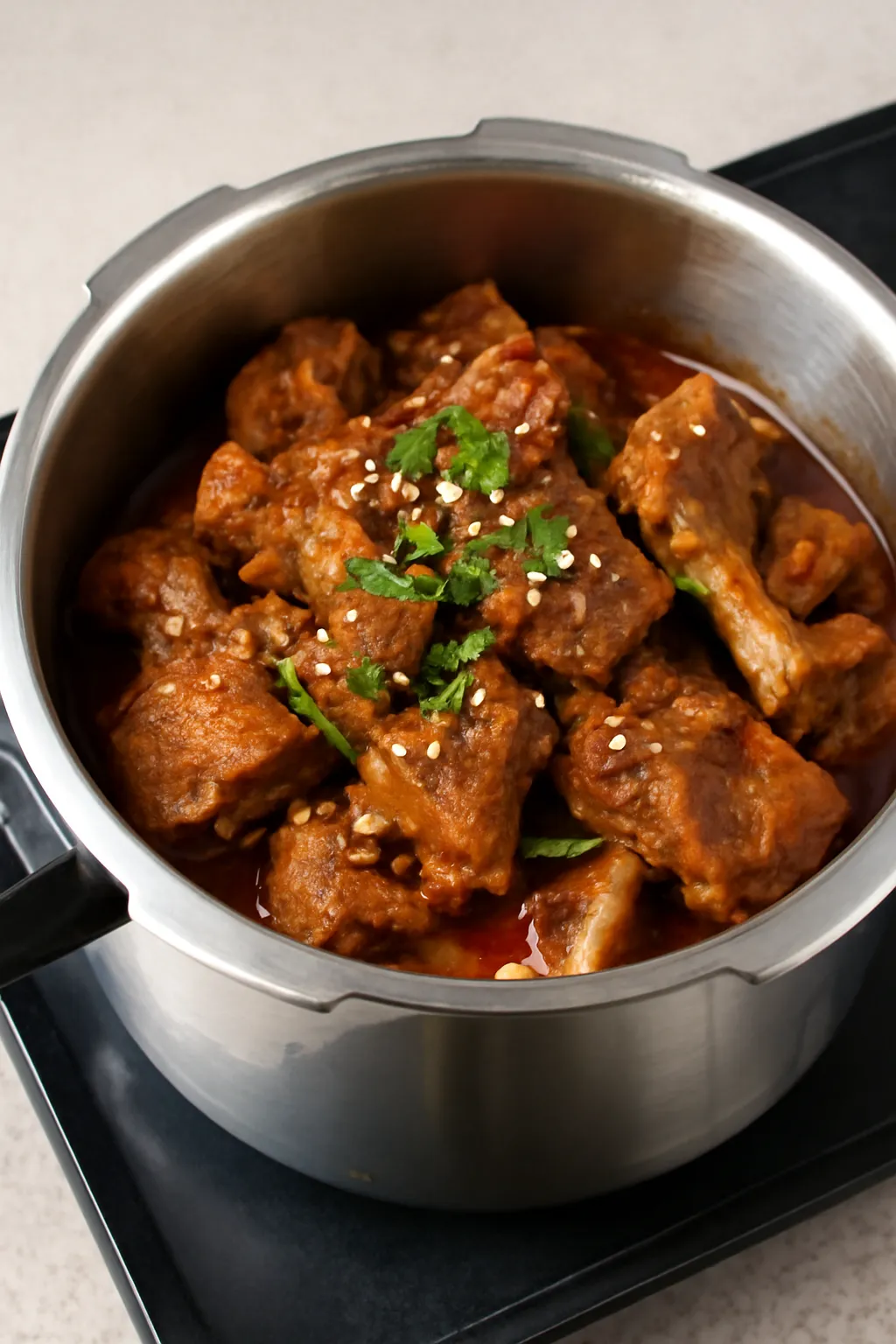 압력솥 돼지갈비
