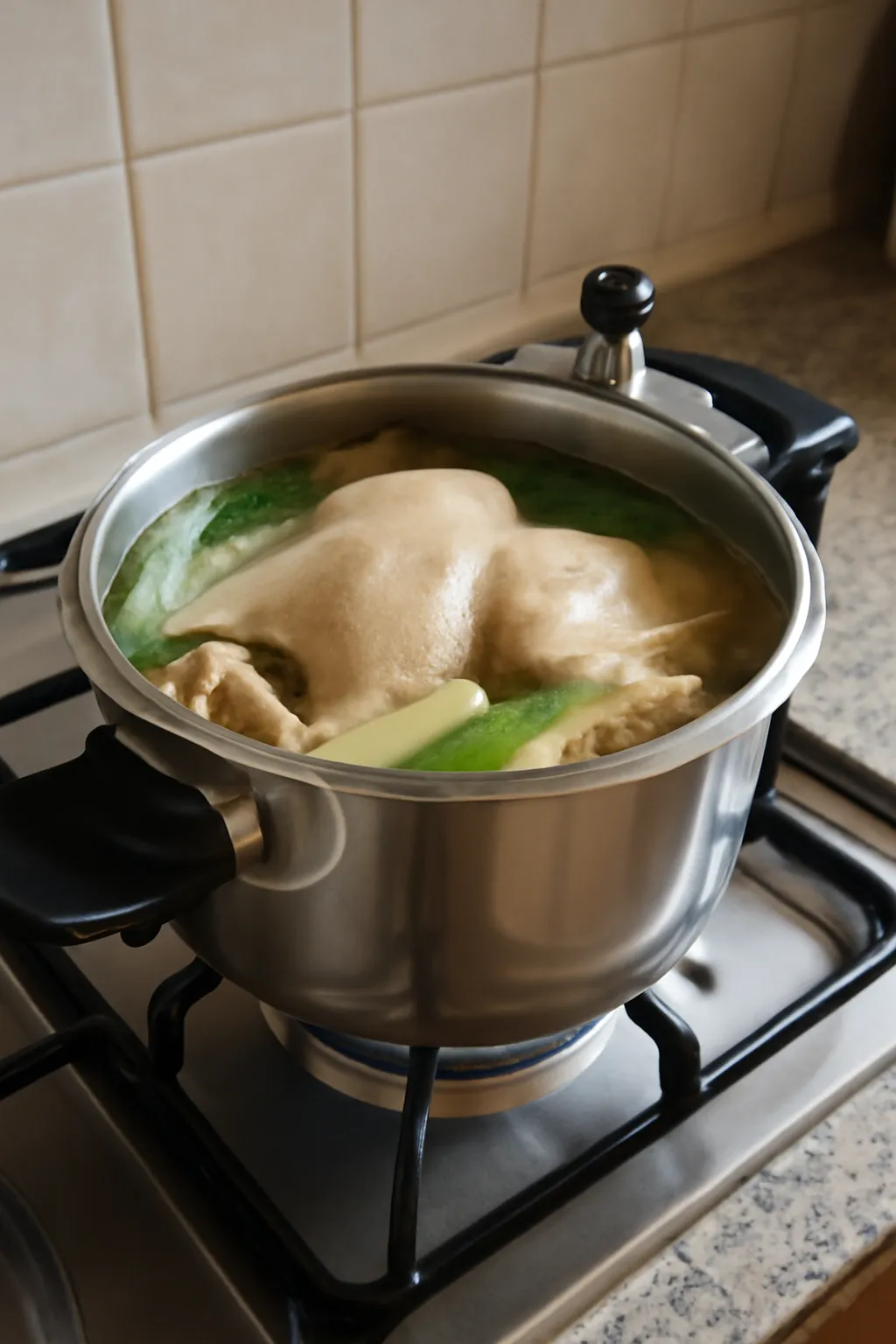 압력솥 백숙 끓이는법