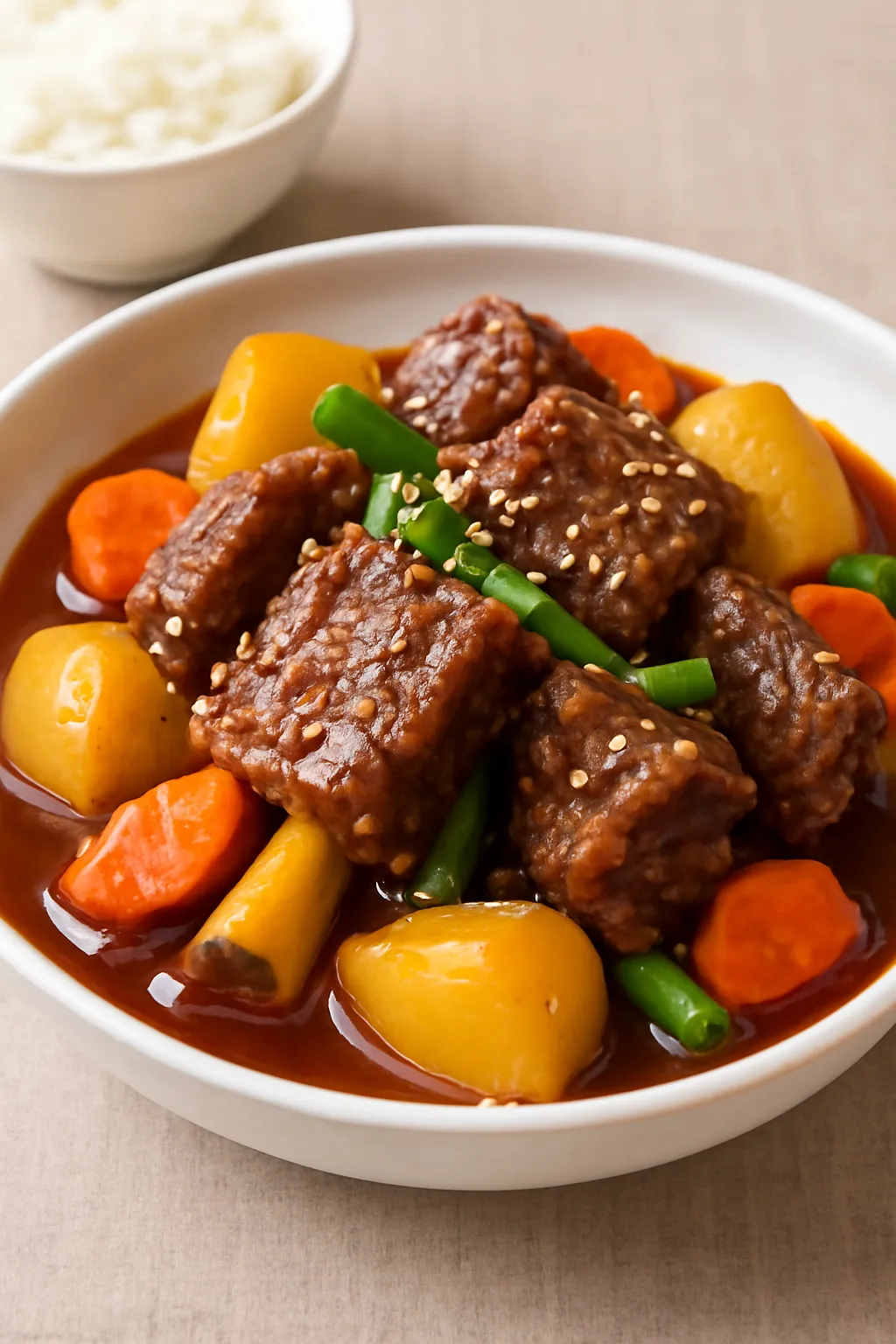 압력솥 소갈비찜