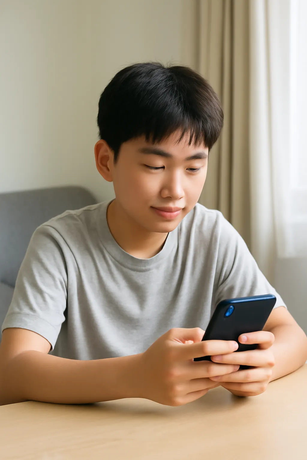 중학생 토스 사용