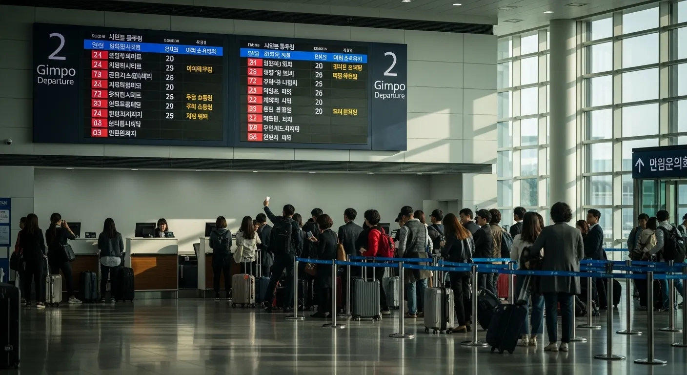 김포공항 비행기 결항