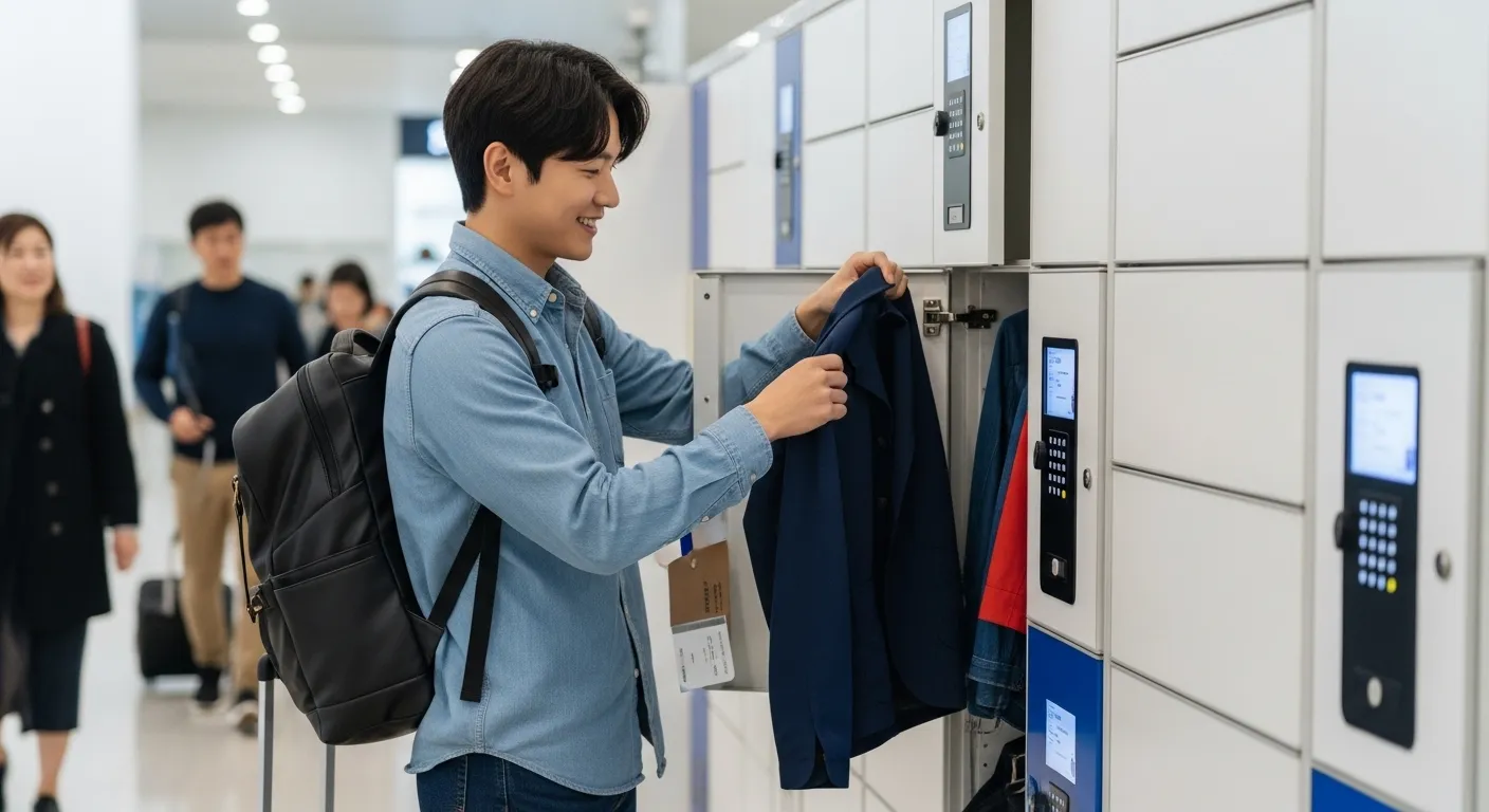 인천공항 옷보관