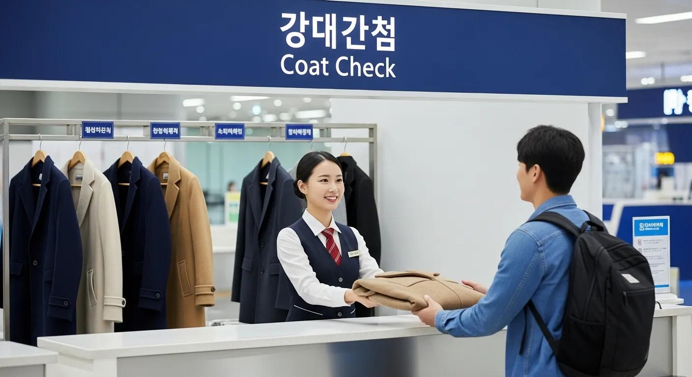 인천공항 외투보관 서비스