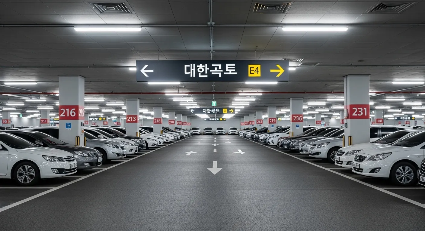 김포공항 대한주차장
