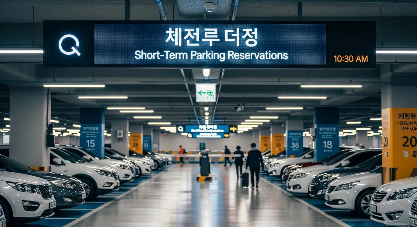 인천공항 단기주차장 예약