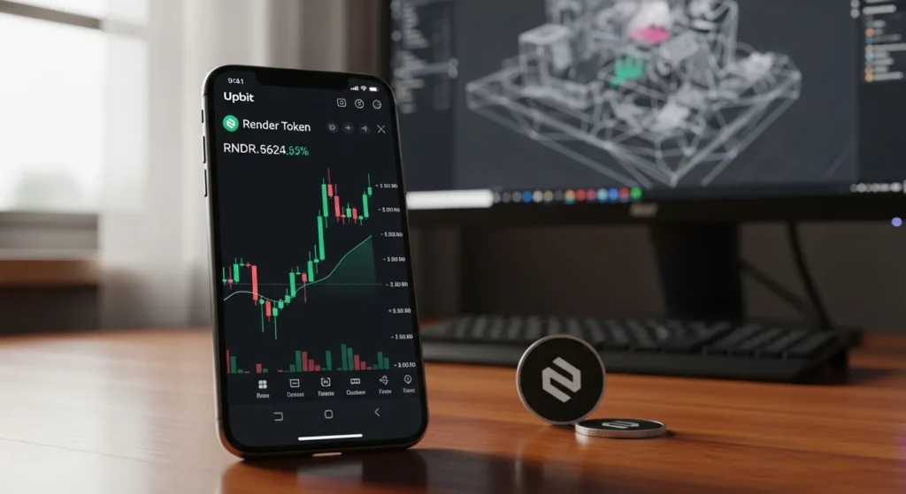 업비트 렌더토큰