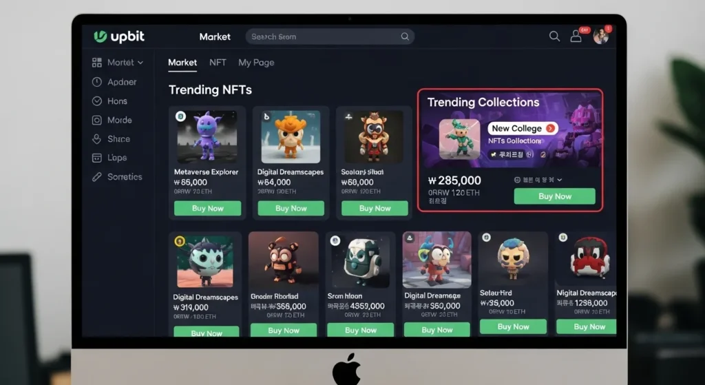 업비트 nft 판매