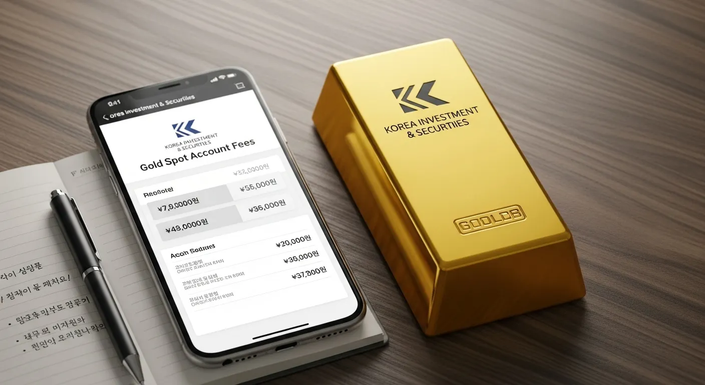 한국투자증권 금현물 계좌 수수료
