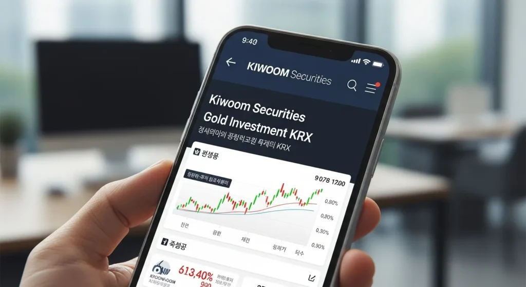 키움증권 금투자 krx