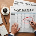 코스피 시가총액 순위 보는법